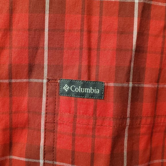 Columbia Sportswear Company Red Button Down Long Sleeve Men’s Shirt XXL - Picture 2 of 5